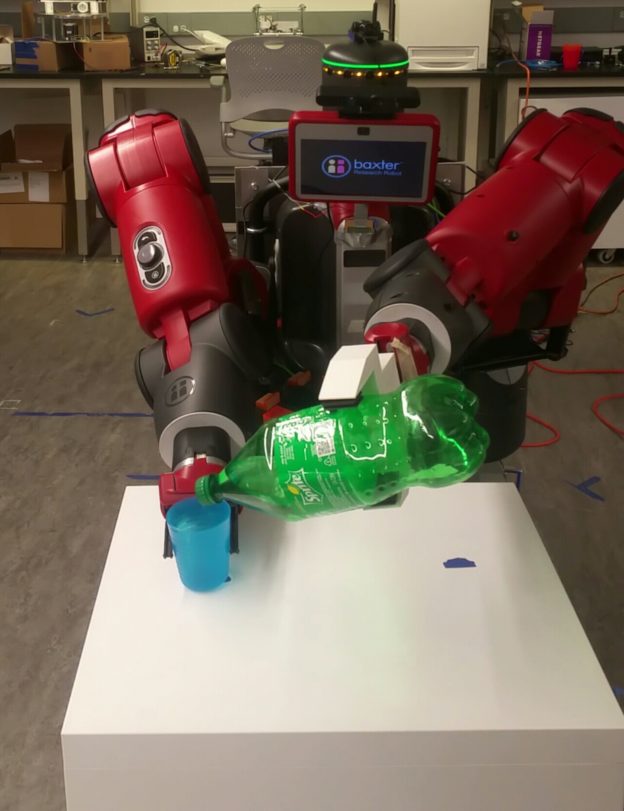 Robot ‘learns’ drink-pouring skills